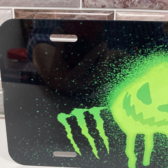 COPY - COPY - Monster Energy Logo License Plate - Picture 2 of 5